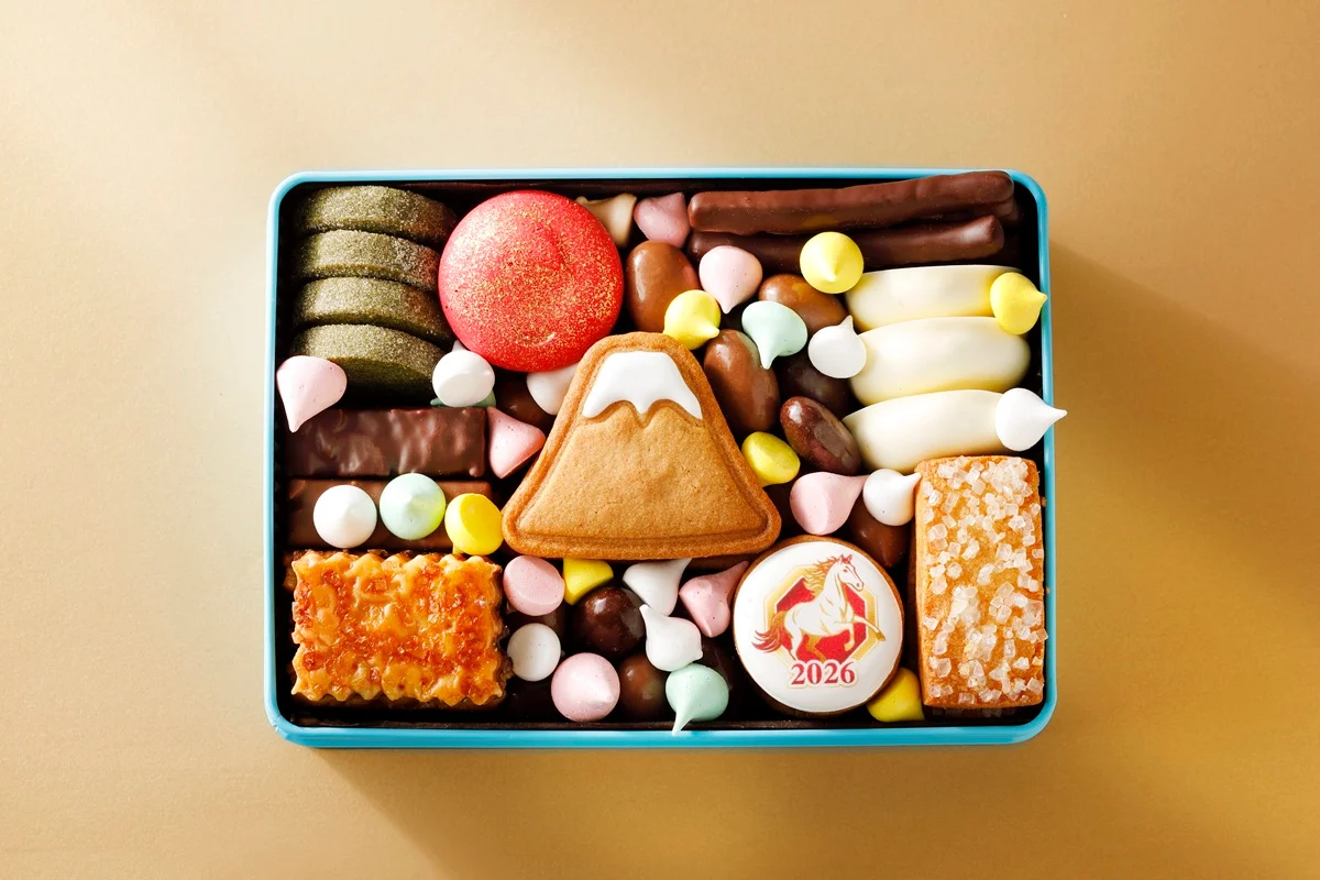 2026年新年バージョンの限定クッキー缶も登場！