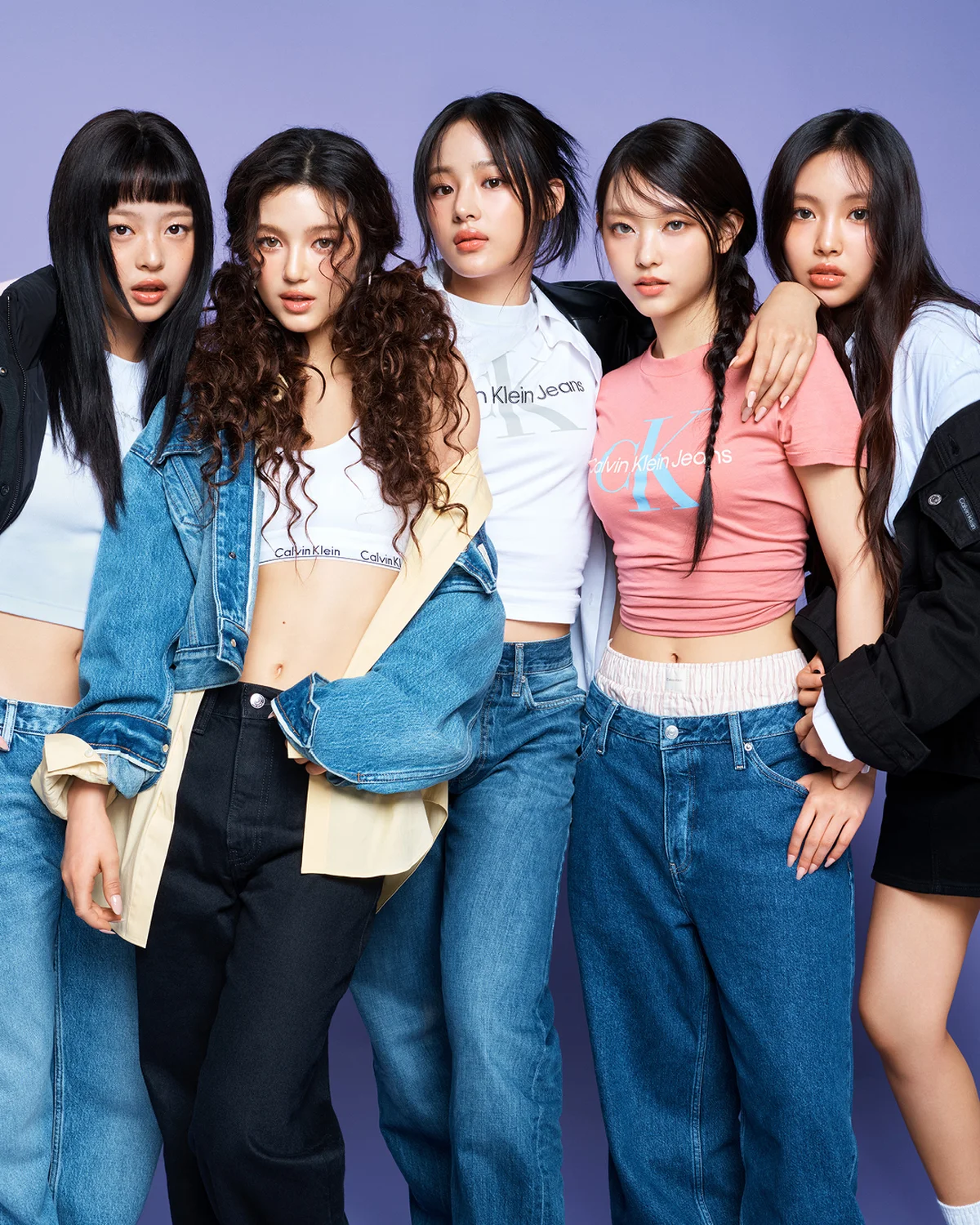 NewJeans　ニュージーンズ　韓国アイドル　カルバン・クライン　キャンペーンビジュアル