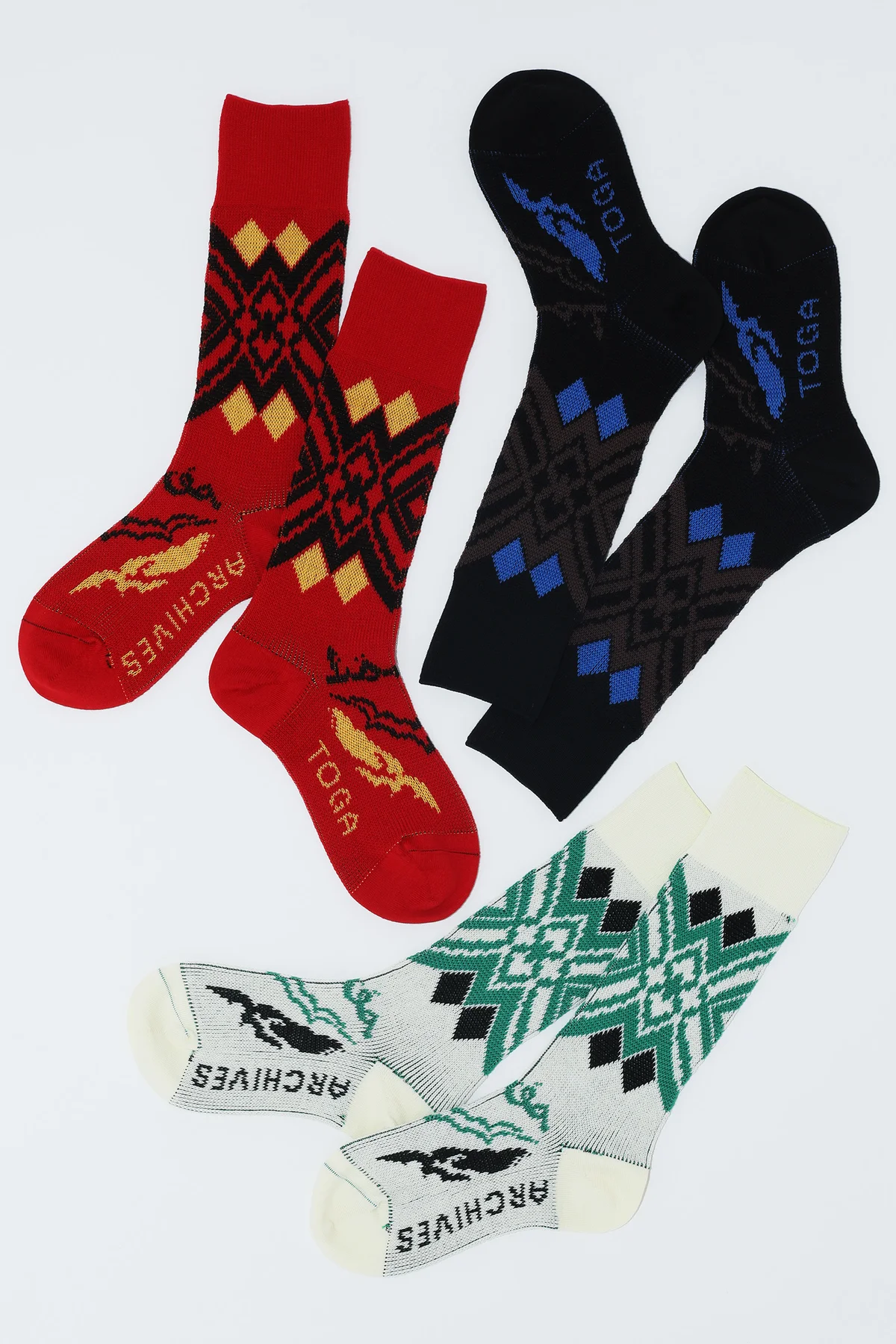 トーガ×タビオの第六弾ソックス