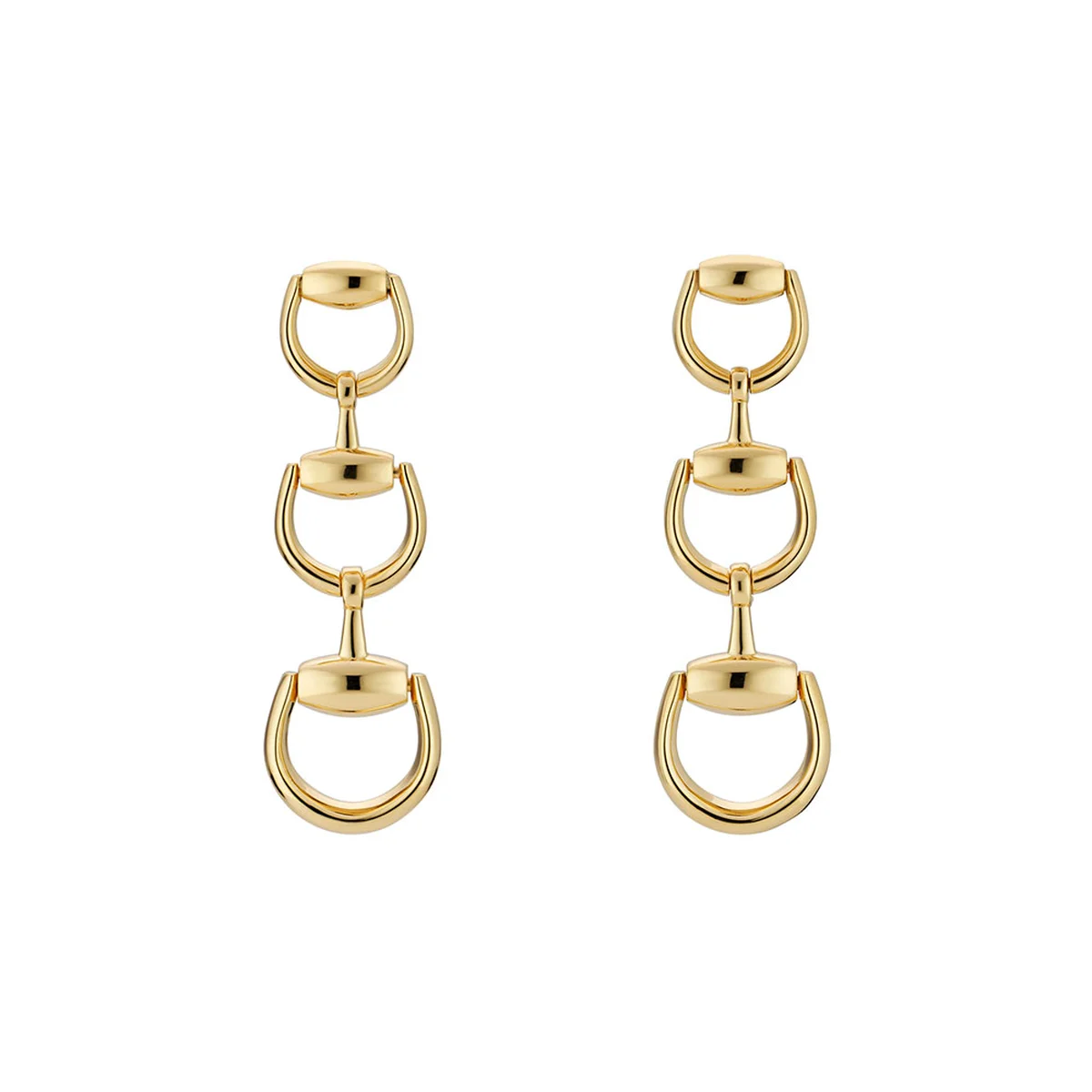 「グッチ ホースビット」ピアス〈18KYG〉¥869,000