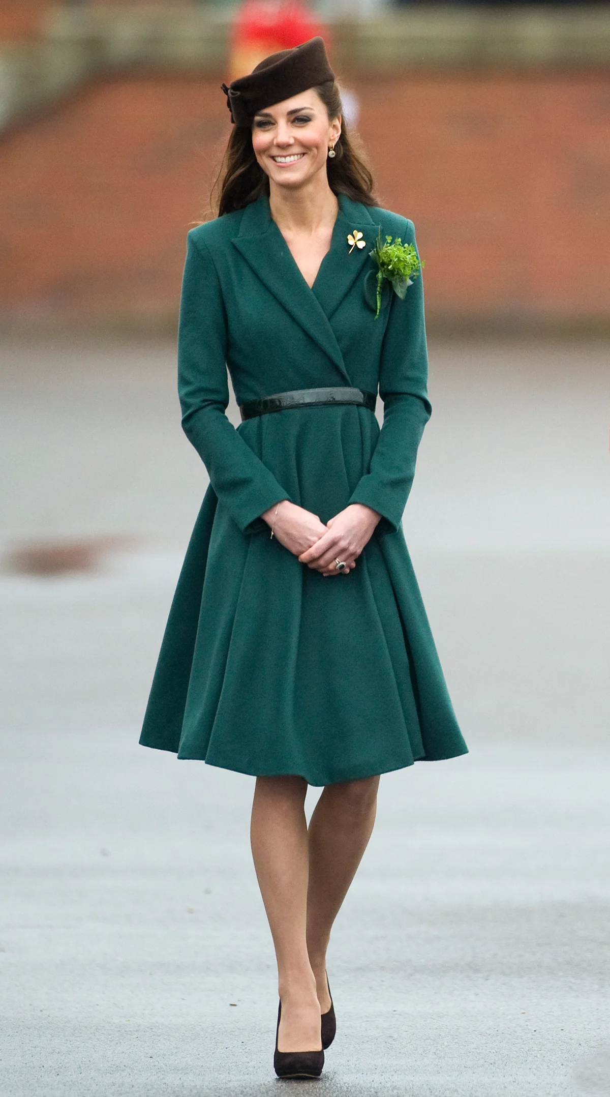 14年前に初めてセント・パトリックス・デーの式典に参加したキャサリン皇太子