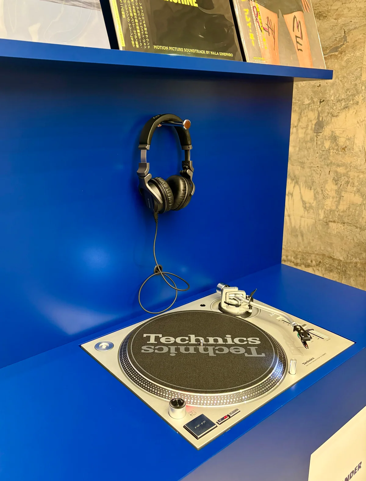 CISCOの試聴ブースの画像