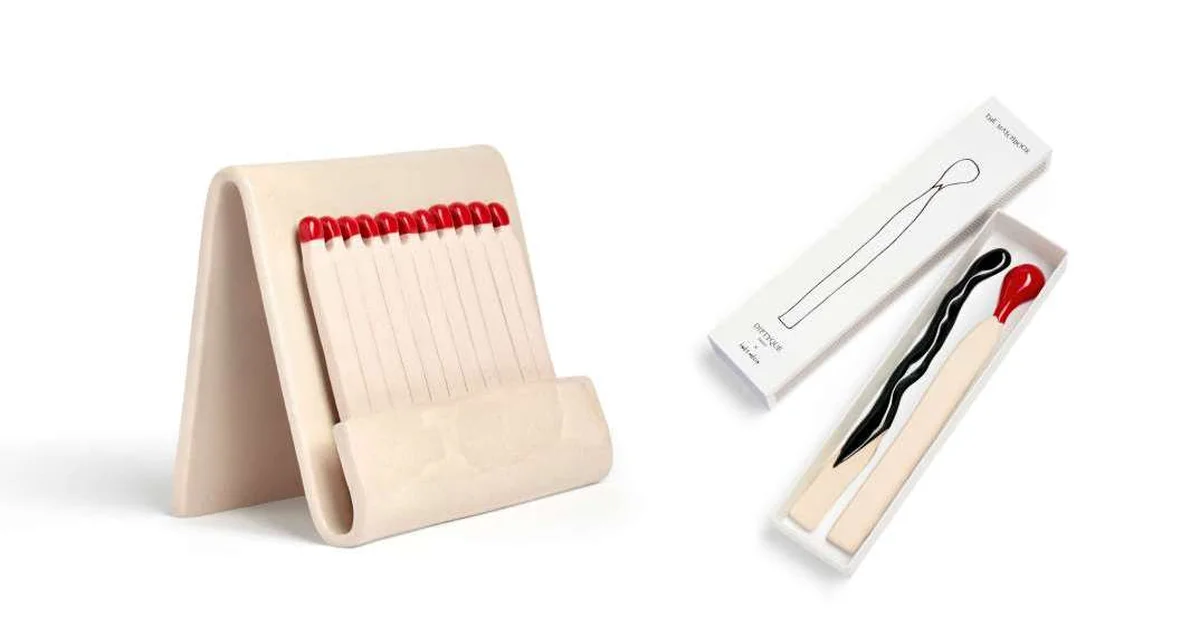 左から／ディプティック ブックエンド インフレイム リーディング ￥57,750、同 ブックマーク インフレイム リーディング ￥29,700〈2025年12月4日限定発売〉