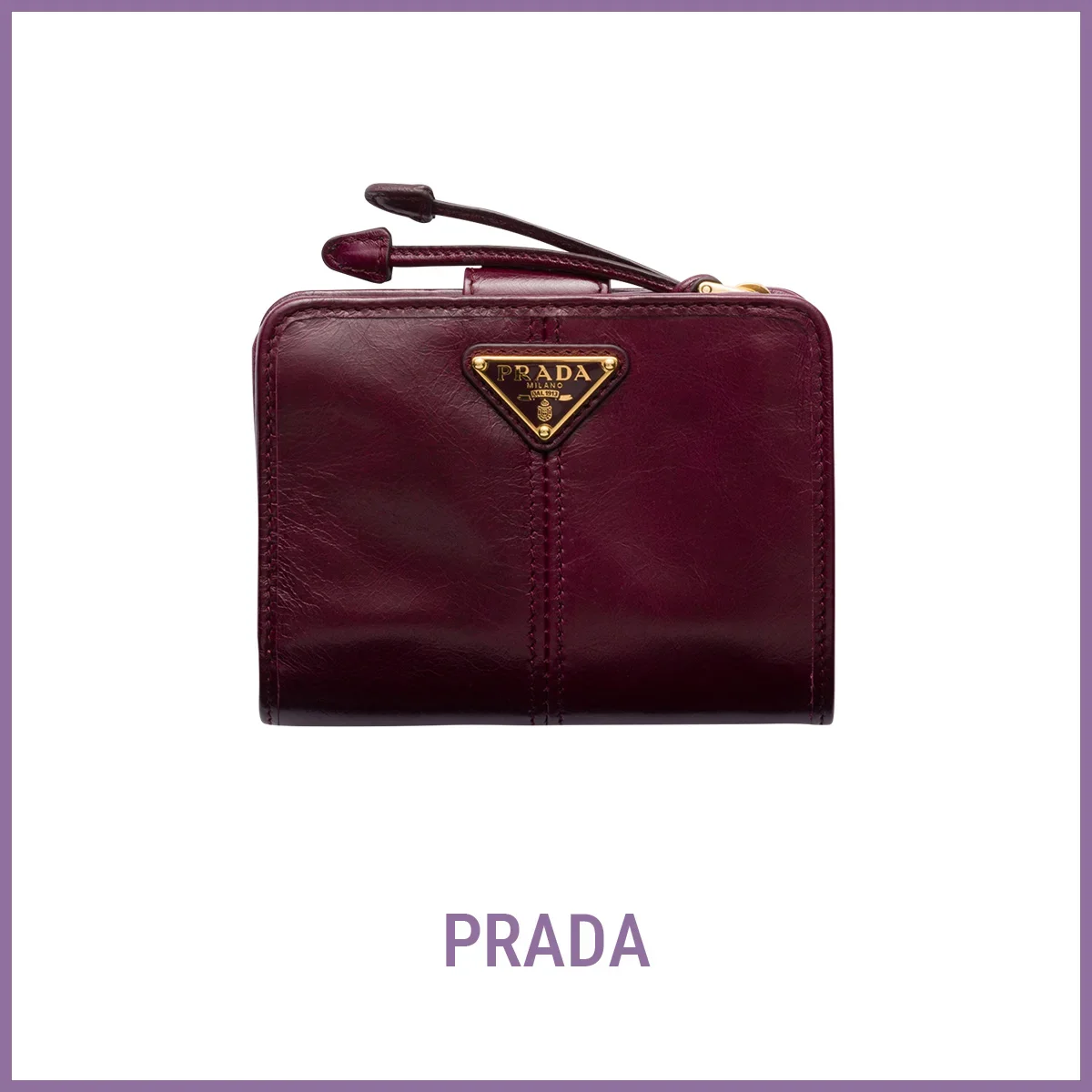 財布 プラダ 二つ折り財布〈H8.5×W12cm〉¥138,600(予定価格)