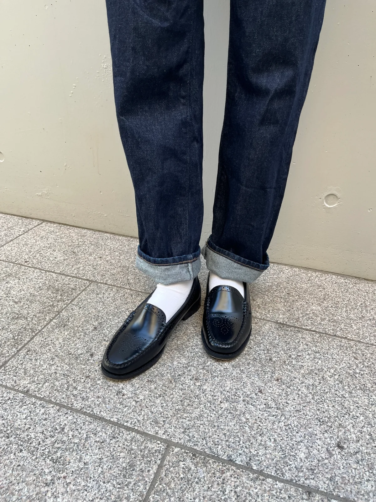 G.H.BASSのローファーの着用感とコーディネート