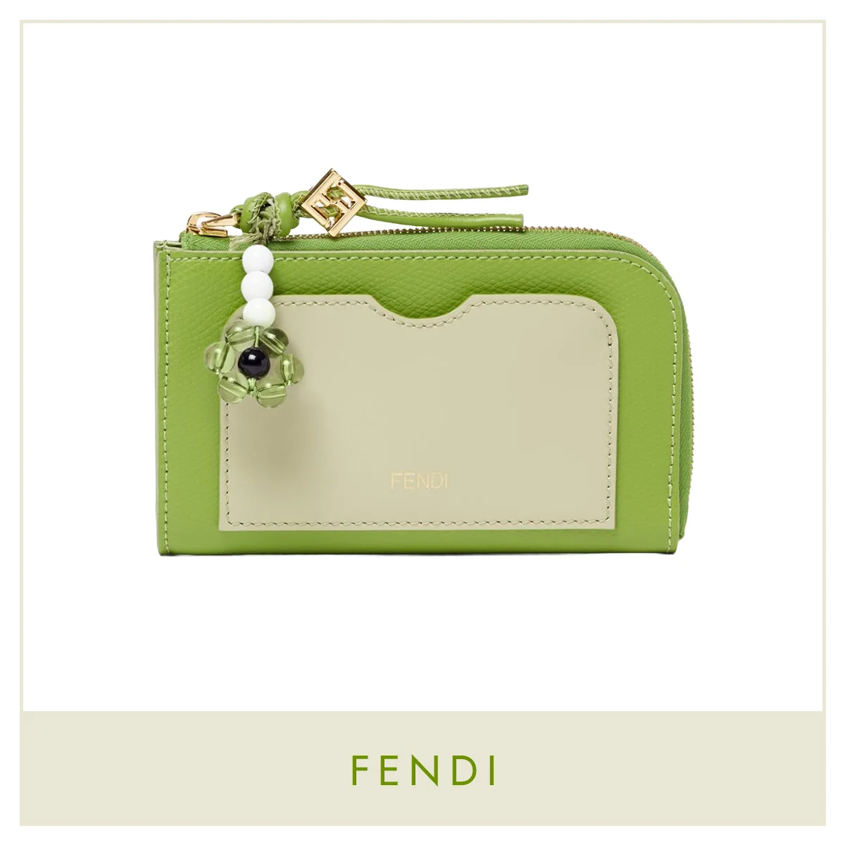 フェンディ「FFダイヤモンド」カードケース スリムクラッチ