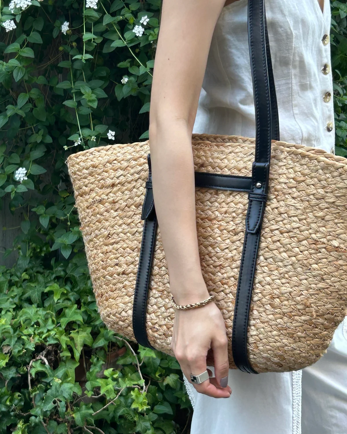 セルフスナップ　カゴバッグ　ZARA ザラ