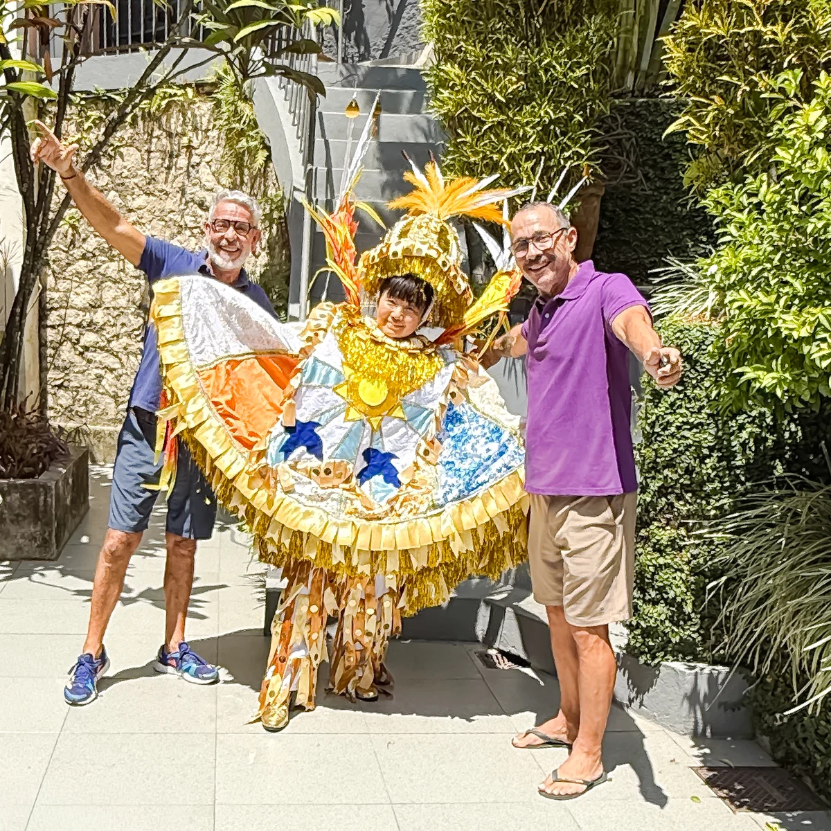 ブラジルリオのカーニバルに出演したひとりっP