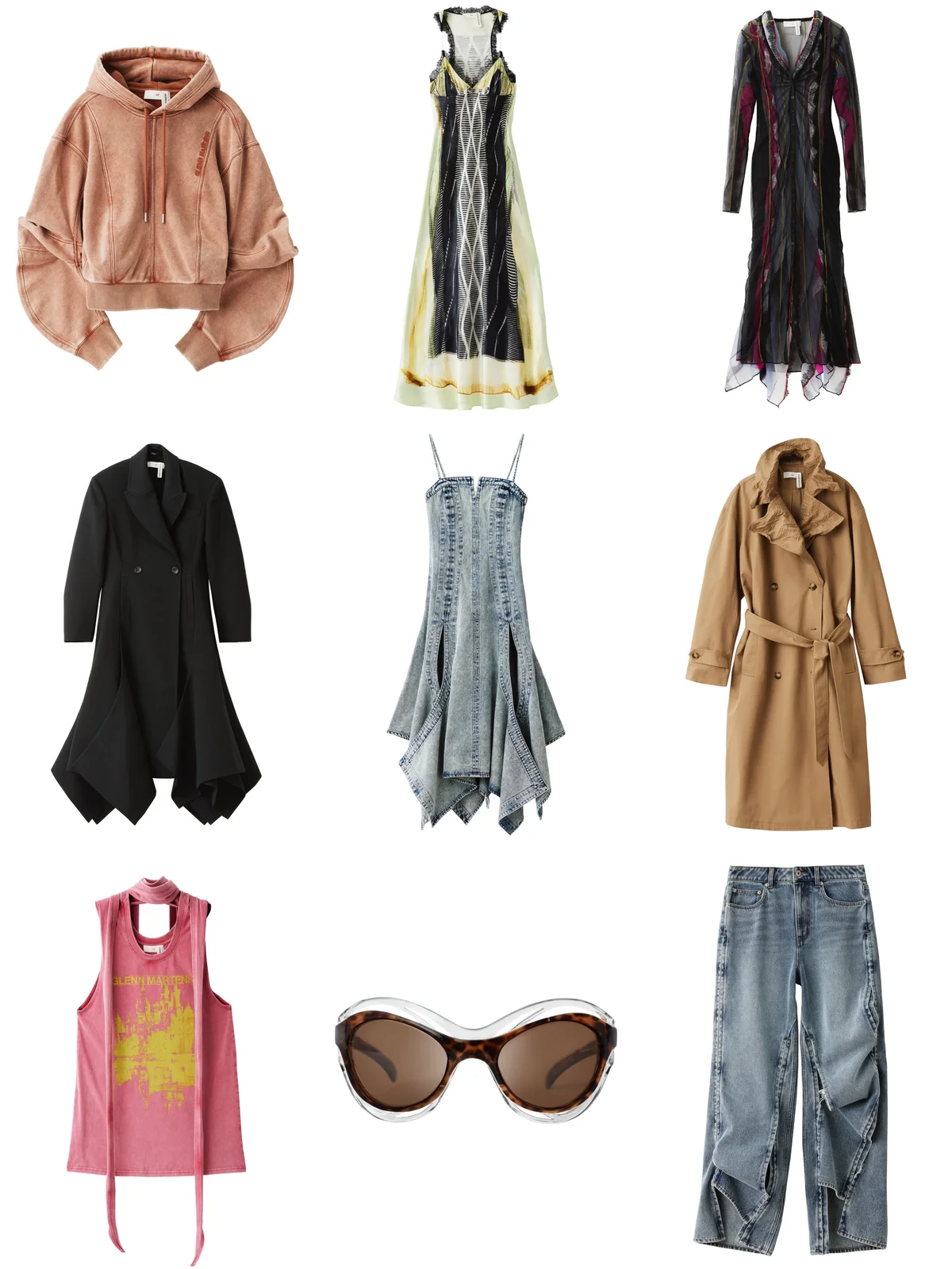 「グレン・マーティンス・エイチ・アンド・エム」コレクションアイテム一例