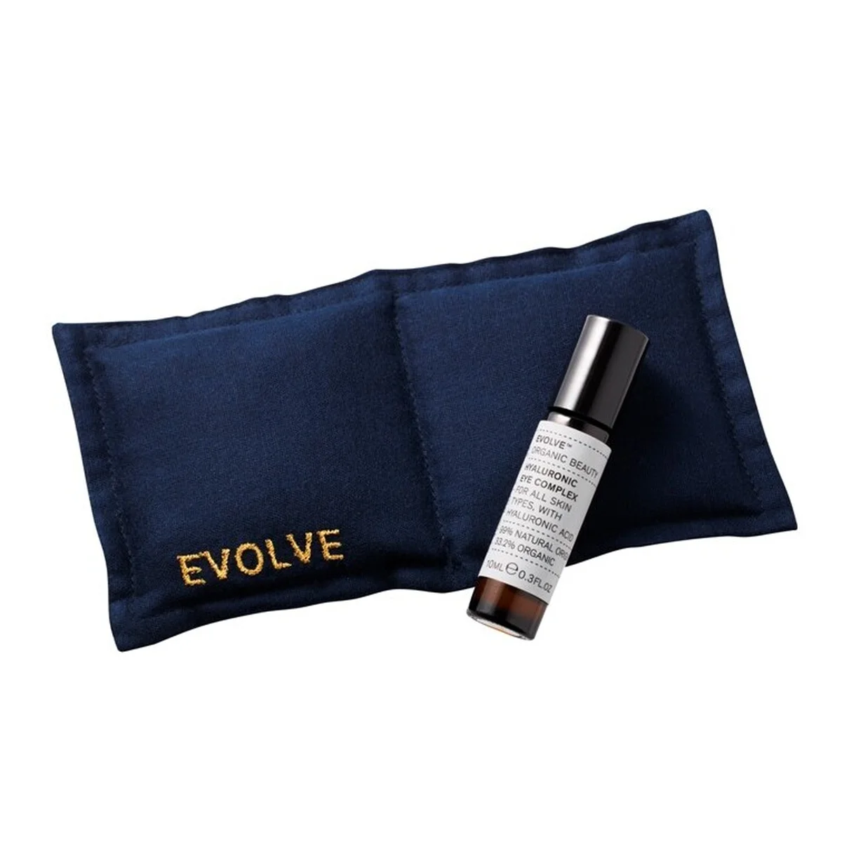 EVOLVE アイリフレッシング ホリデーキット（セット内容）ヒアルロンアイコンプレックス 10mL、EVOLVE オリジナル アイピロー ¥9,900