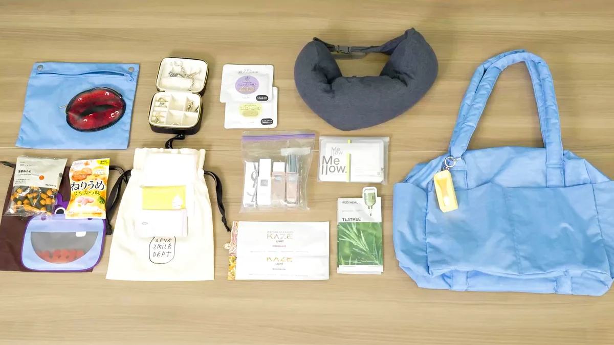 ライター上野　バグゥのバッグ　バッグの中身