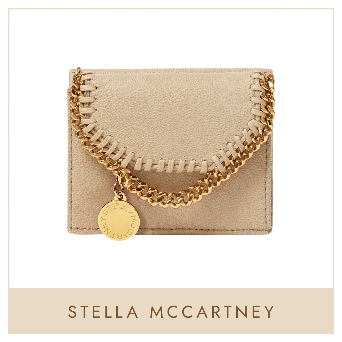 財布　ステラ マッカートニー「ファラベラ トリフォールド ウォレット」〈H10×W8×D3cm〉69,300