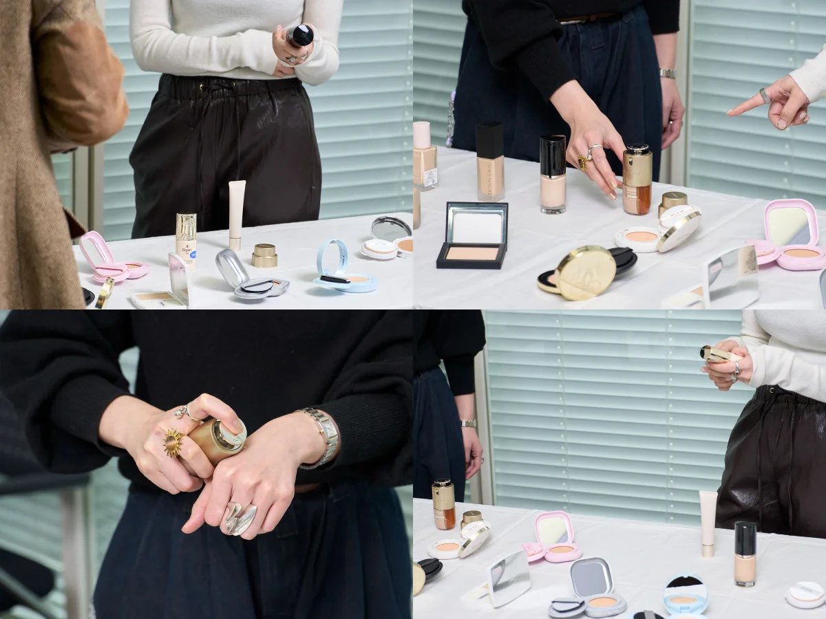 2026年春のリキッドファンデーション座談会の様子