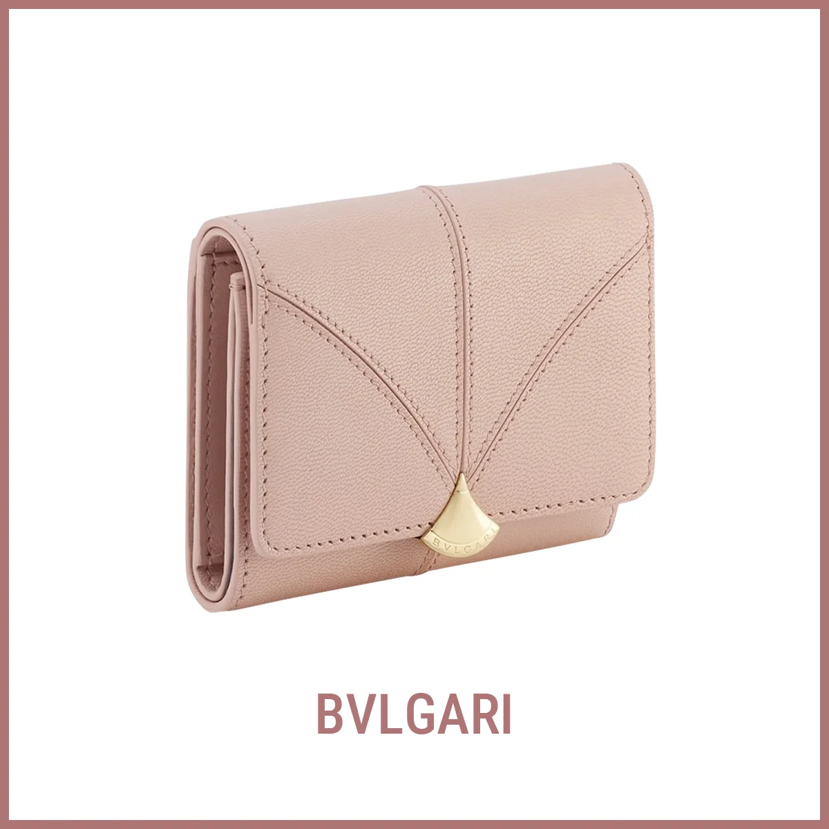 財布　ブルガリ　ディーヴァ ドリーム コンパクトウォレット　〈H8.5×W10.5×D3.5cm〉￥114,400