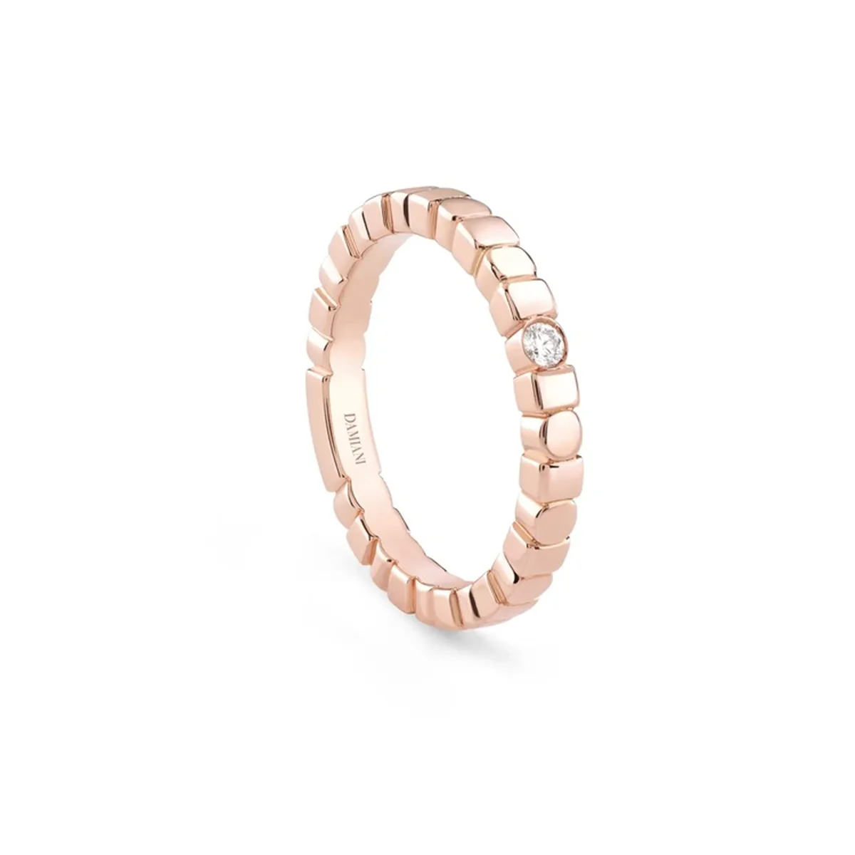 ダミアーニ「ベル エポック」マリッジリング〈PG、ダイヤモンド〉￥261,800