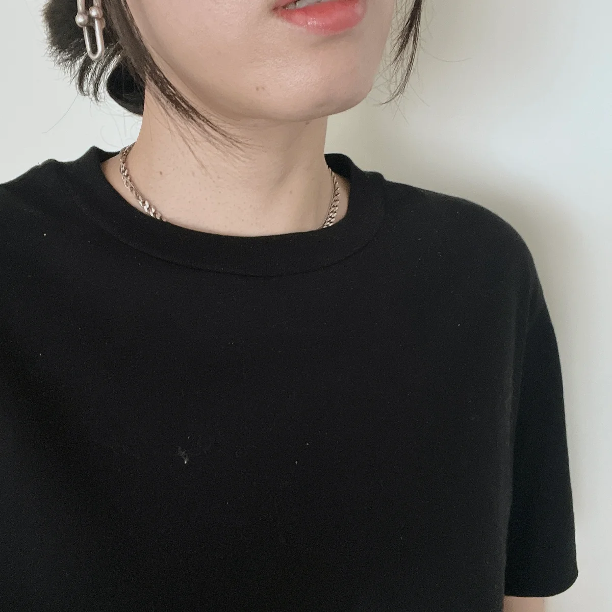 リフィルのTシャツ　首元