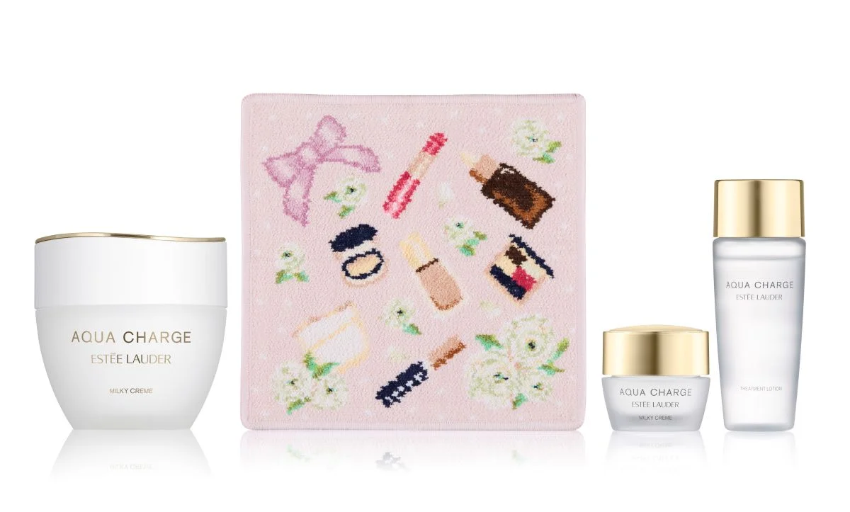 エスティ ローダー アクア チャージ セット￥12,100〈2026年2月13日数量限定発売〉 セット内容：アクア チャージ 薬用 ミルキー クリーム 50ml（現品） 、アクア チ
