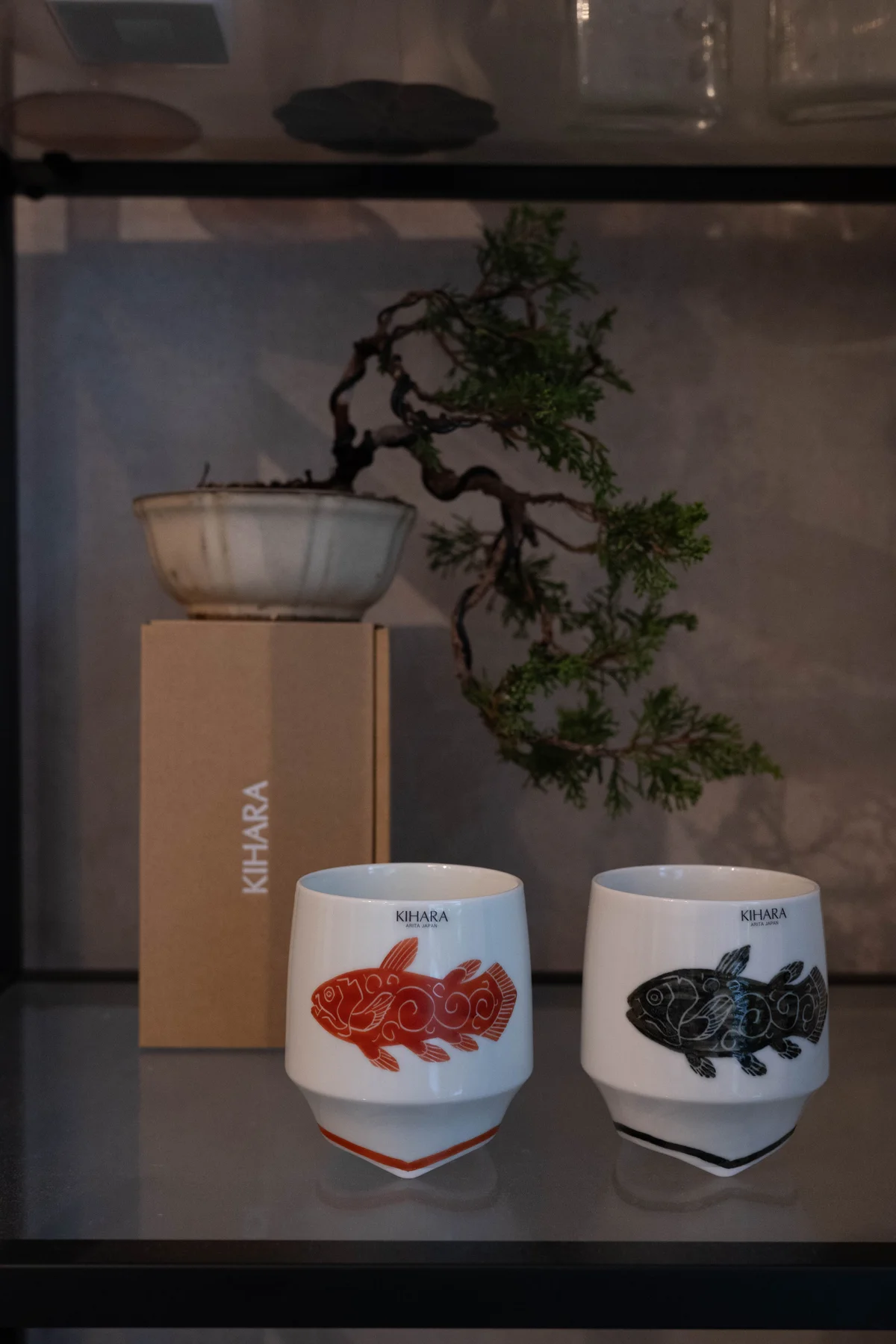 KIHARAの香酒盃のシーラカンス柄