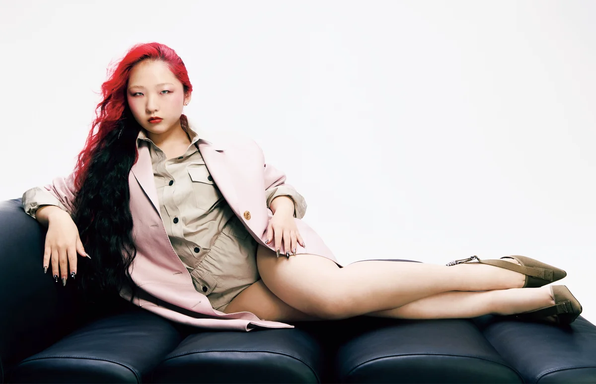 SPUR4月号に登場したHANAのCHIKAのメイクアップ