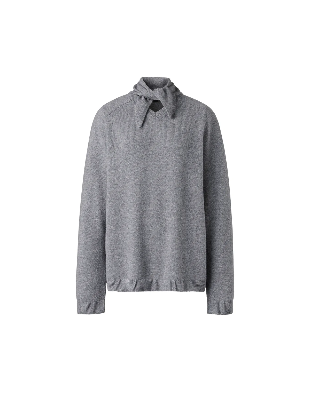 カシミヤリラックスVネックセータースカーフつき￥14,900