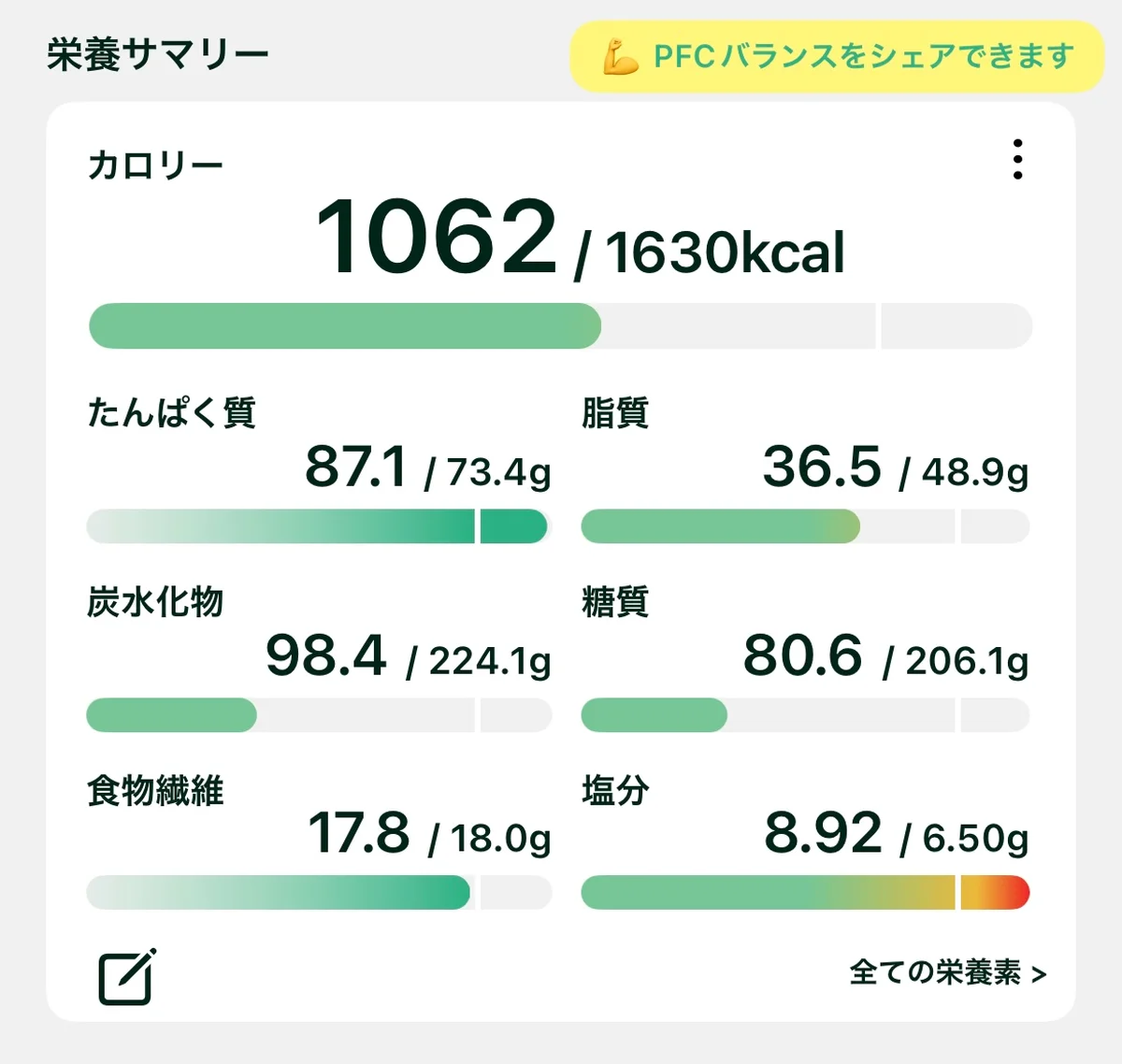カロリー計算アプリの画像