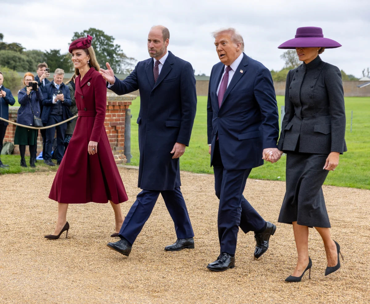 キャサリン皇太子妃、ウィリアム皇太子、トランプ大統領、メラニア夫人