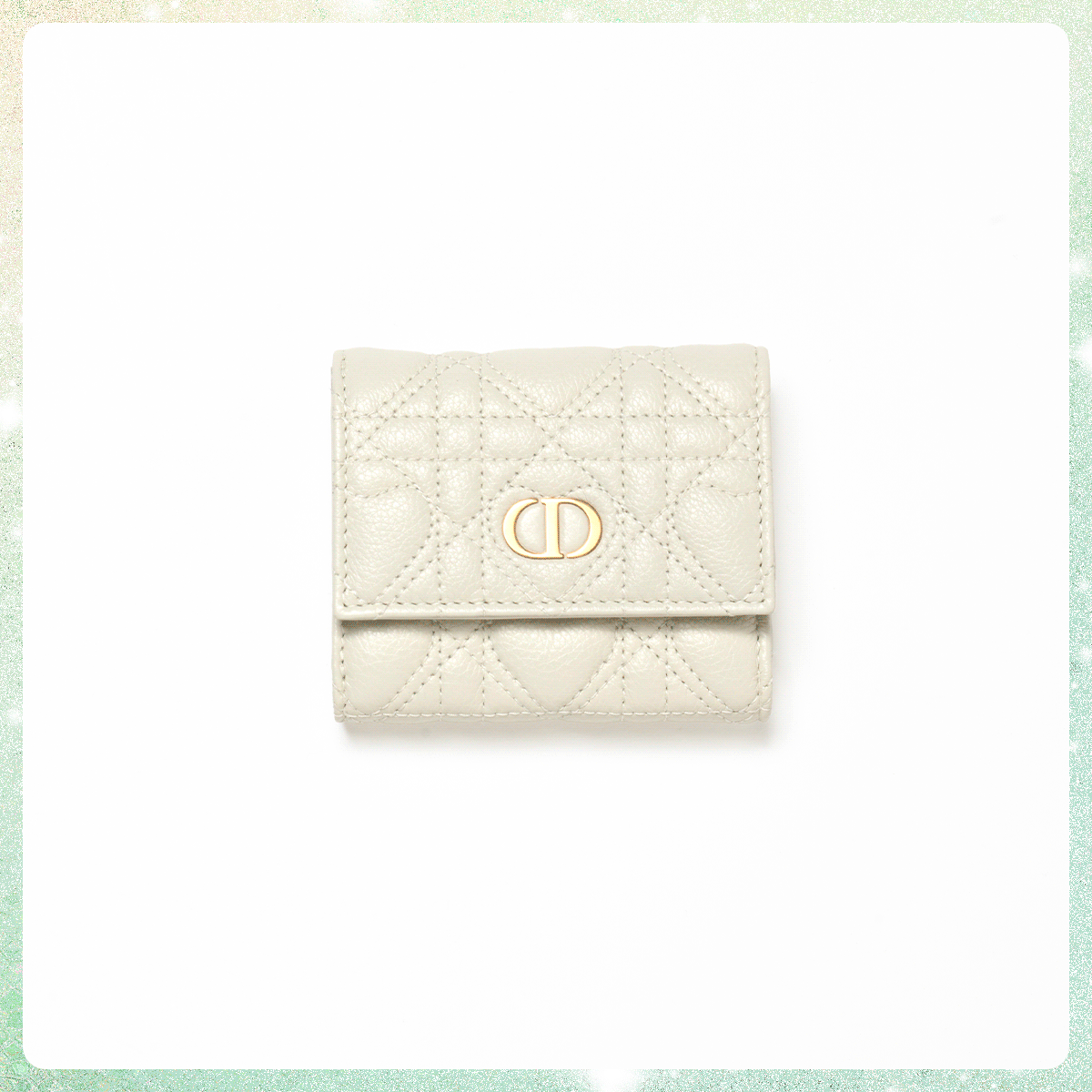 ディオール　Dior　財布「DIOR CARO」〈H9×W10×D3.5cm〉￥89,000　