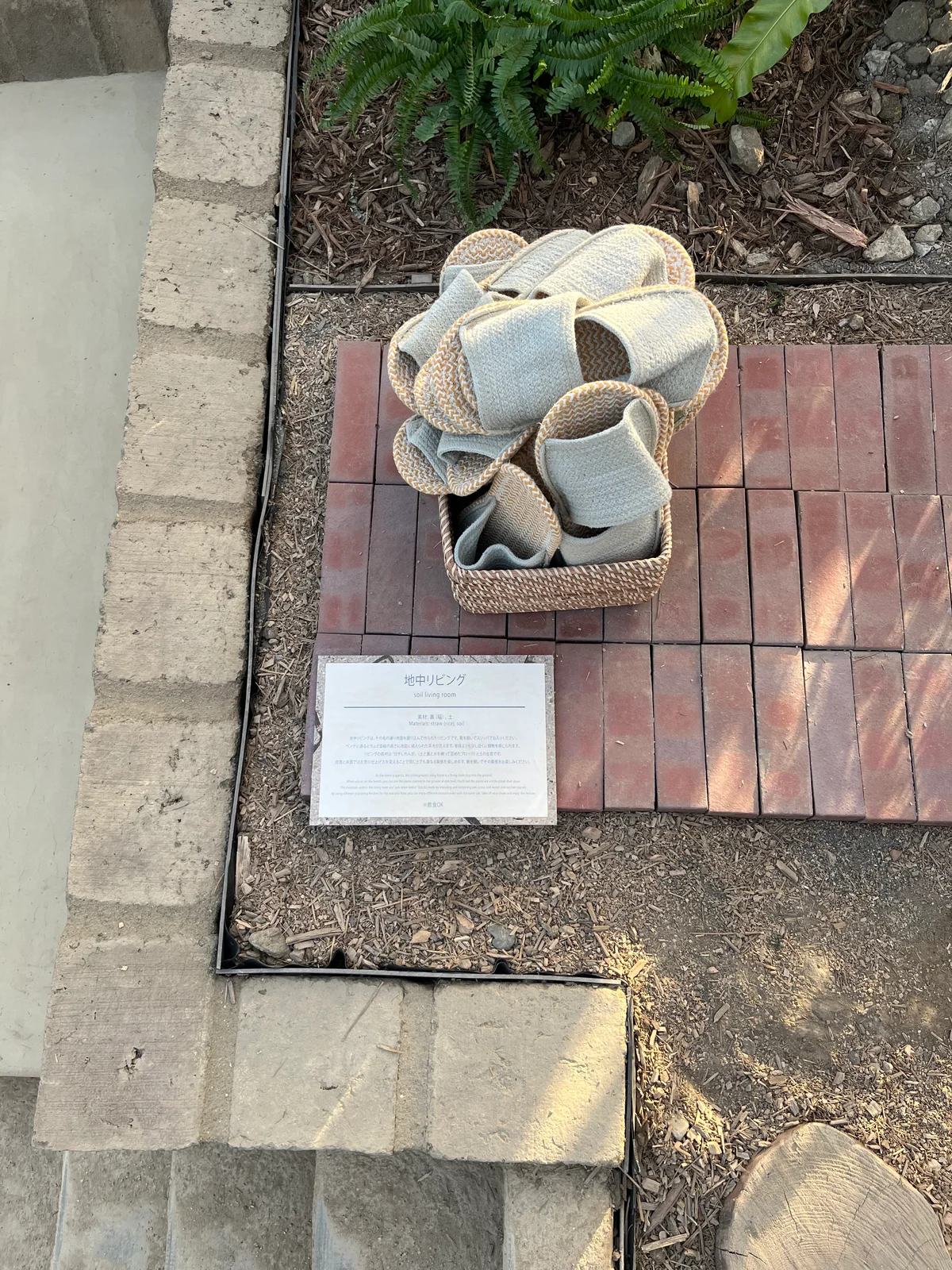 千葉県大多喜町 大多喜有用植物苑 プレオープン 内庭に施された様々な仕掛け