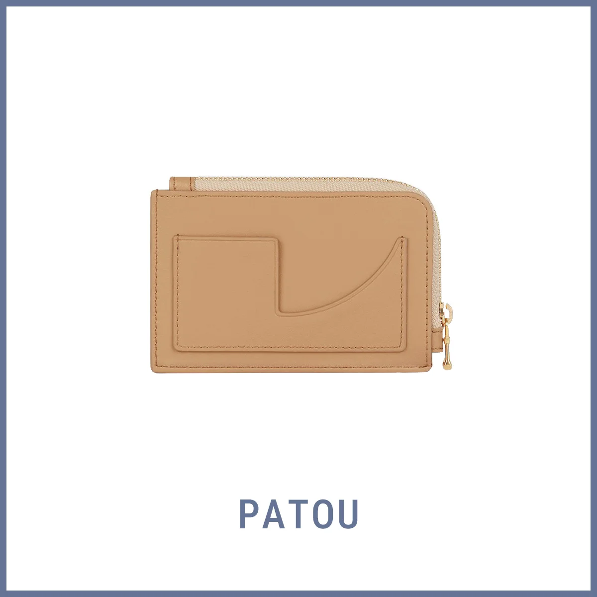 「レザー パトゥ」コイン＆カードホルダー 〈H7×W10cm〉¥60,500／イザ(パトゥ)