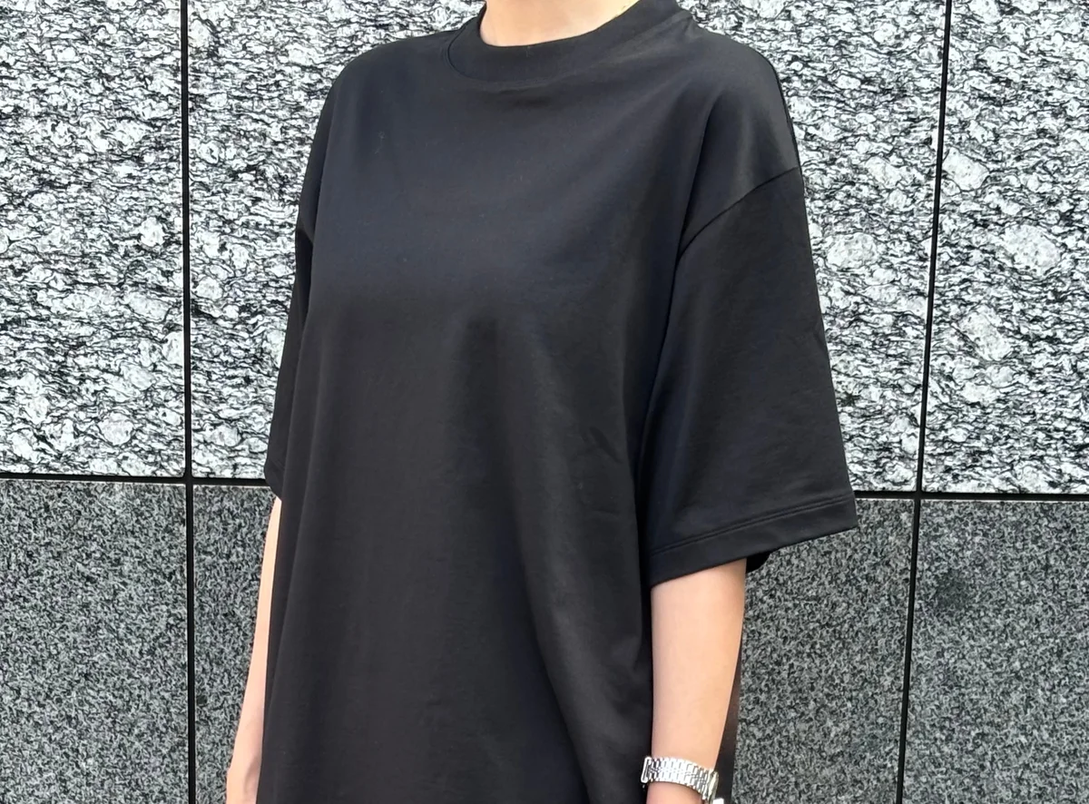 ATON エイトン Tシャツ トップス SPURSHOP シュプール カラー 黒