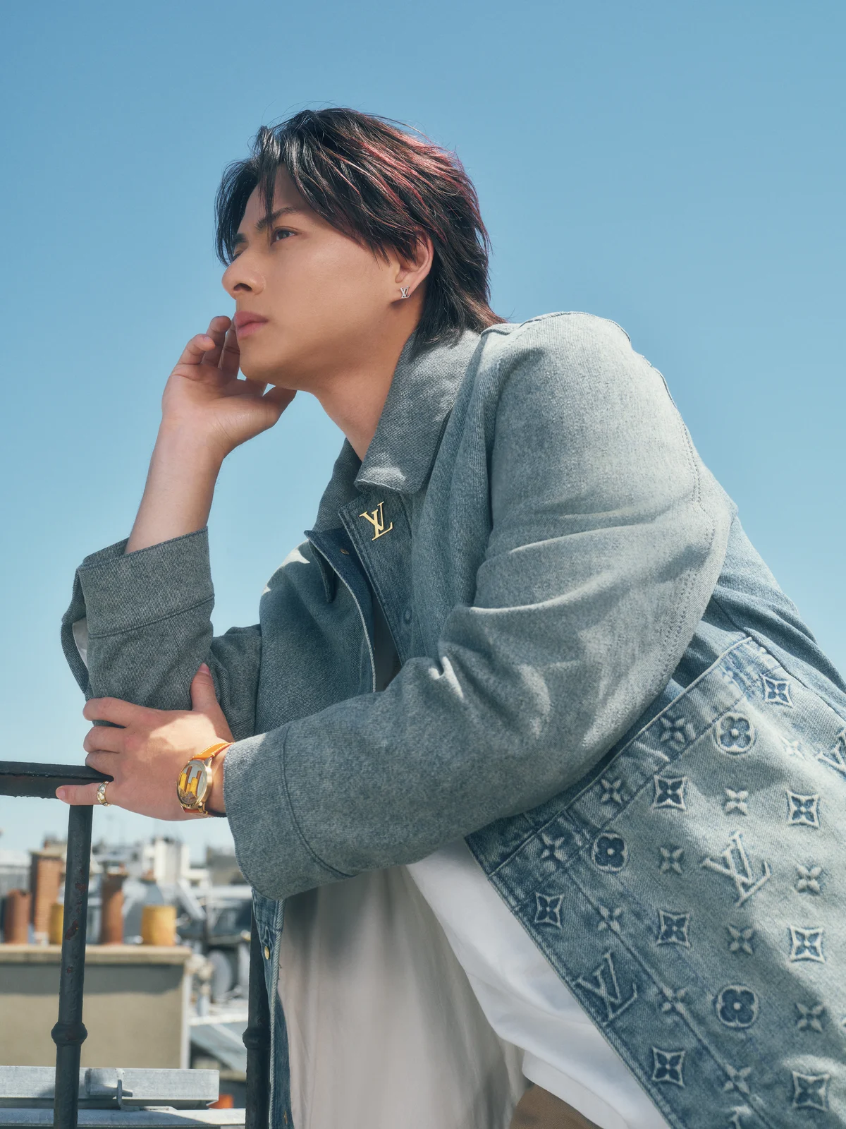 平野紫耀　オフショット　ルイ･ヴィトン　ファッションショー
