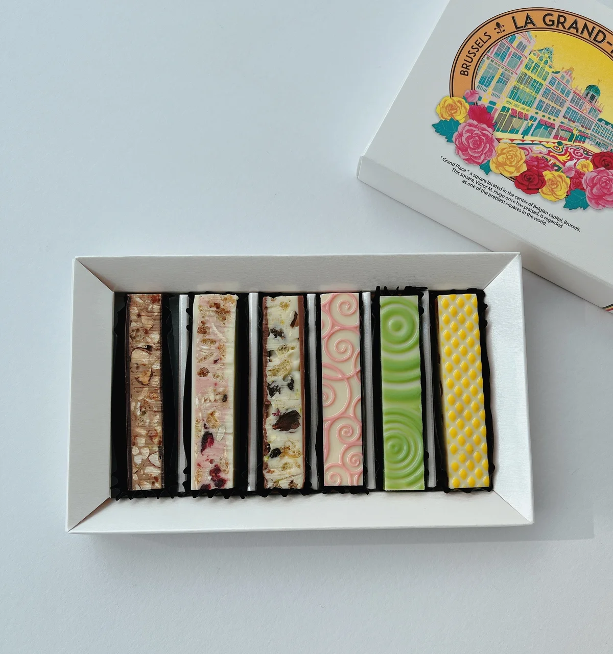 グランプラスのバトンショコラ。ベルギー産のクーベルチュール・チョコレートで本格的な味わい