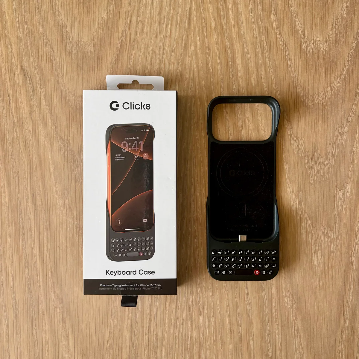 Clicks Keyboard for iPhone 17