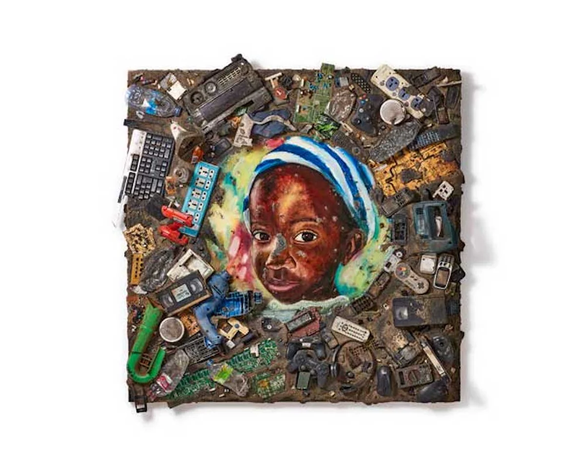 ガーナのスラム街を廃棄物アートで変える。の画像_1