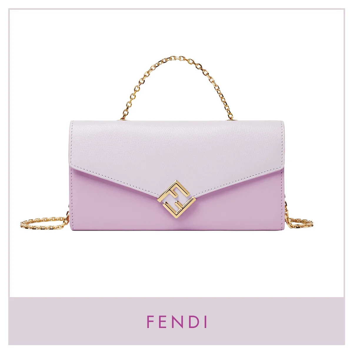 フェンディ　「FFダイヤモンド」〈H9.5×W19×D3.5cm〉￥132,000