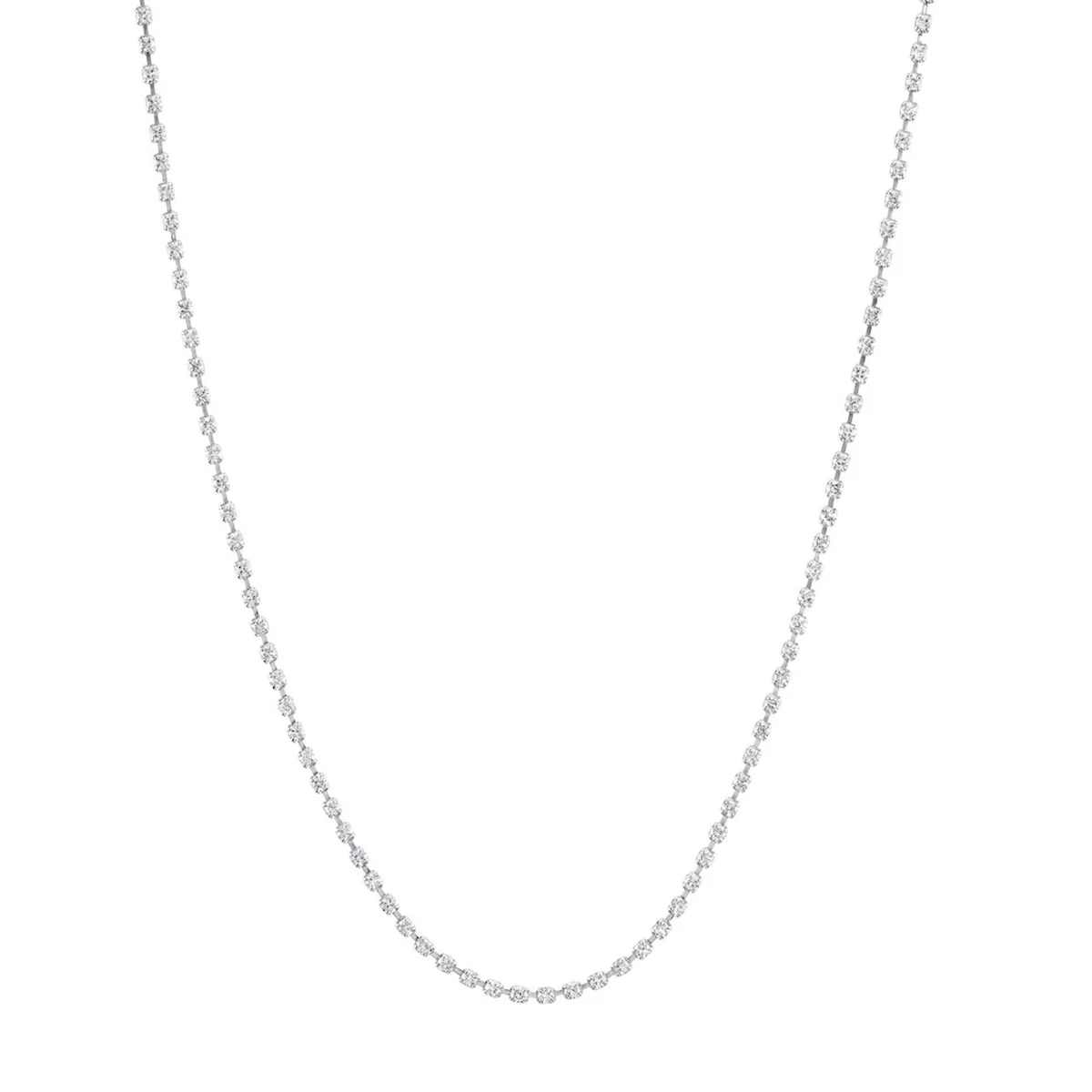 「カジタ ダイヤモンド」ネックレス〈PT850、ダイヤモンド3ct〉¥648,000〜 ※注文の長さによってct数と価格は変動