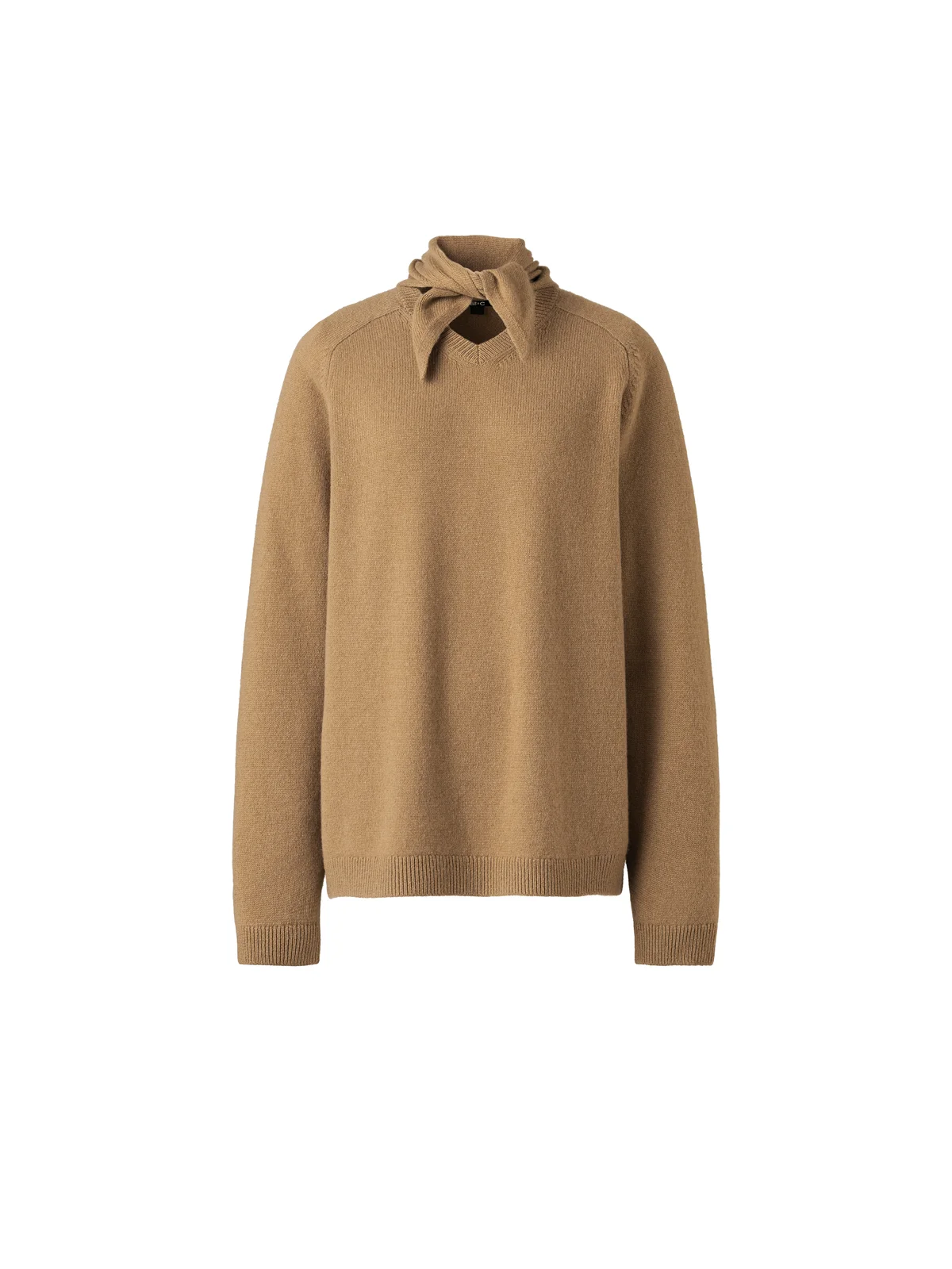 カシミヤリラックスVネックセータースカーフつき￥14,900