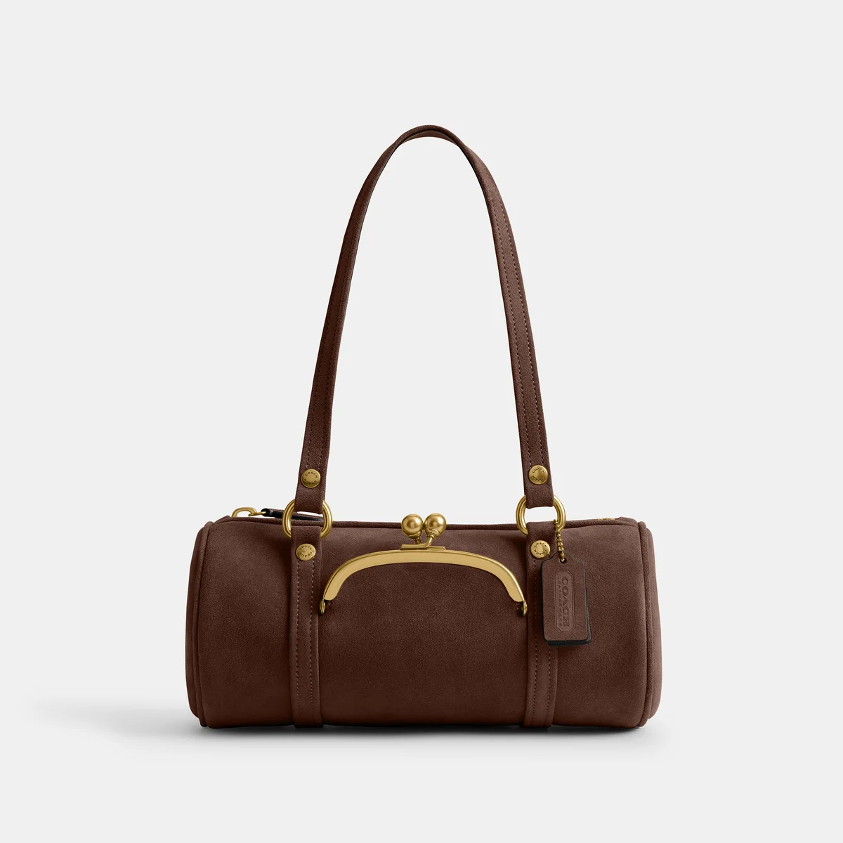 コーチのキスロック バレル バッグ 28