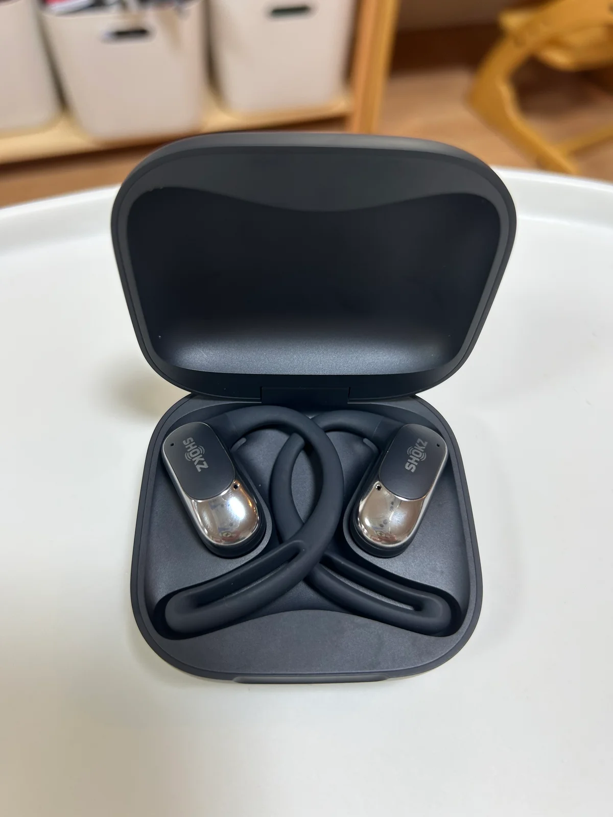 Shokz OpenFit Air ブラック イヤホン オープンイヤータイプ