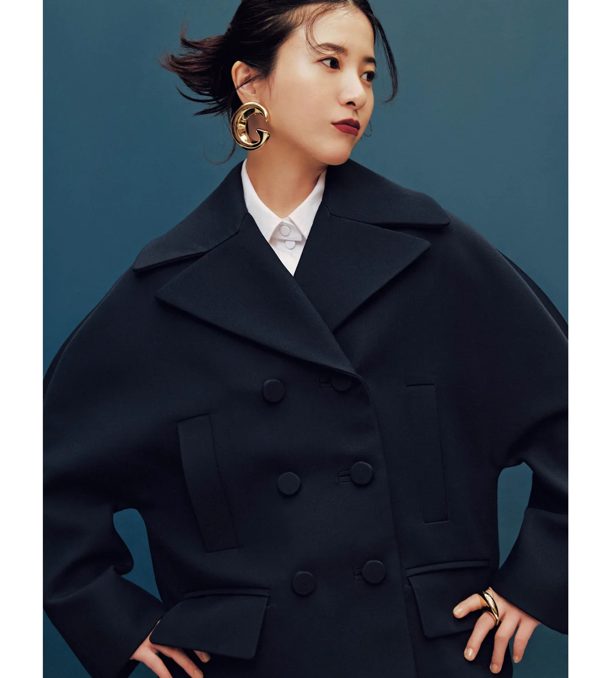 世界一『なうい』のは君だ♪ Louis Vuitton コート 黒 - アウター