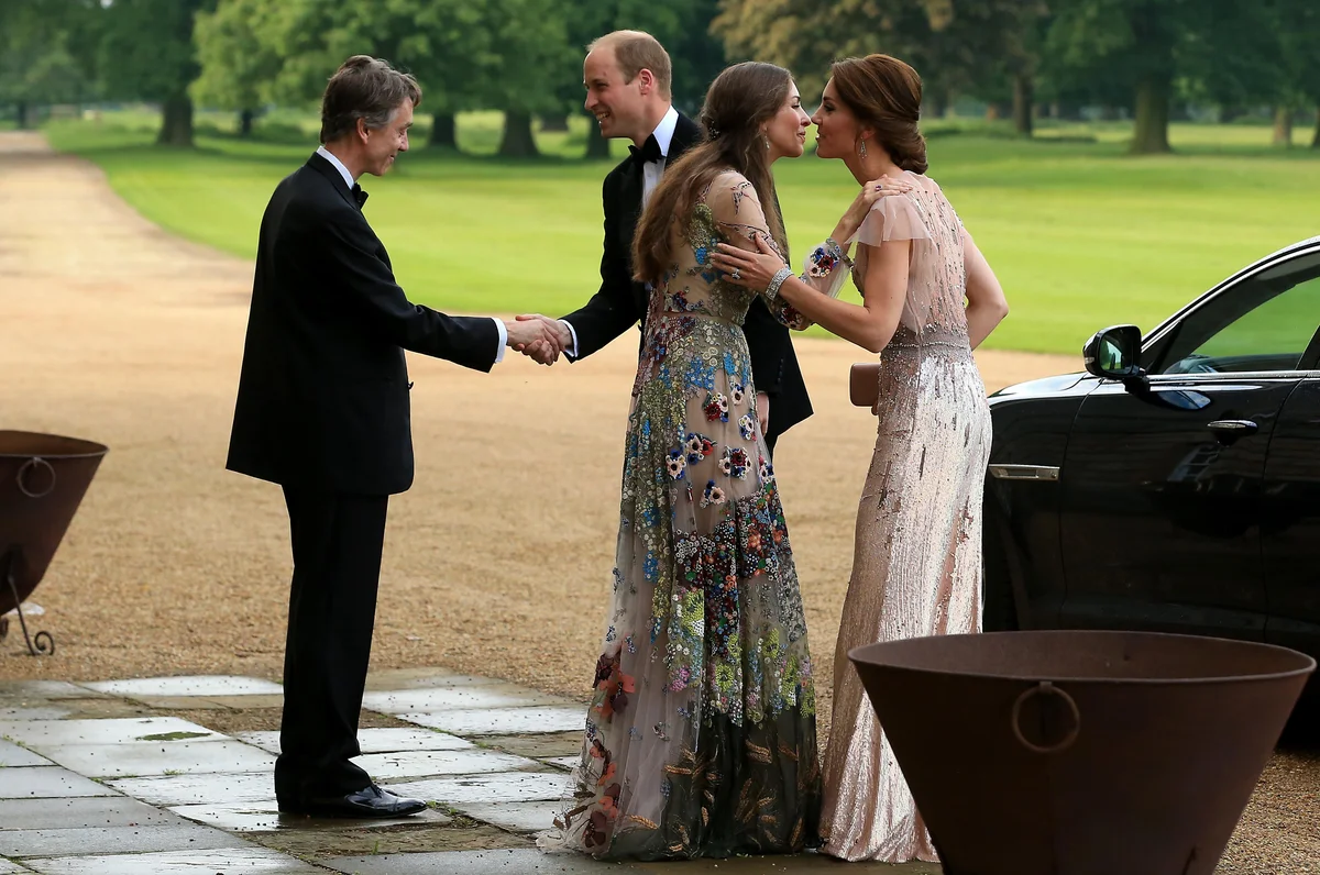 チャムリー侯爵夫妻、ウィリアム皇太子、キャサリン皇太子妃