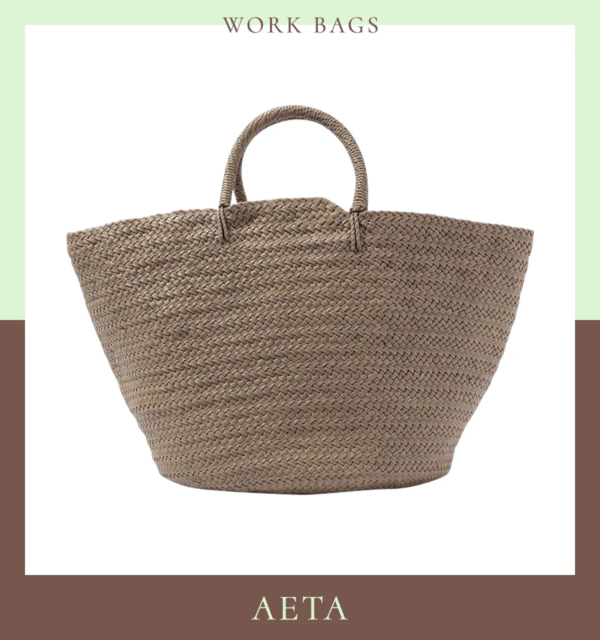 aeta　アエタ　通勤バッグ　おしゃれ　レディース　〈H30×W51×D28cm〉￥95,700