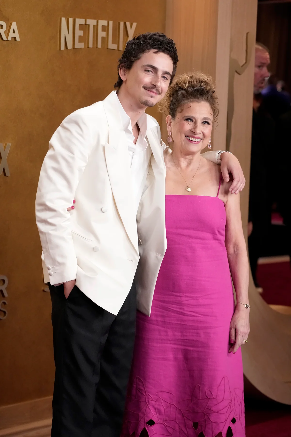 アクターズ・アワードに母ニコルと出席したティモシー・シャラメ