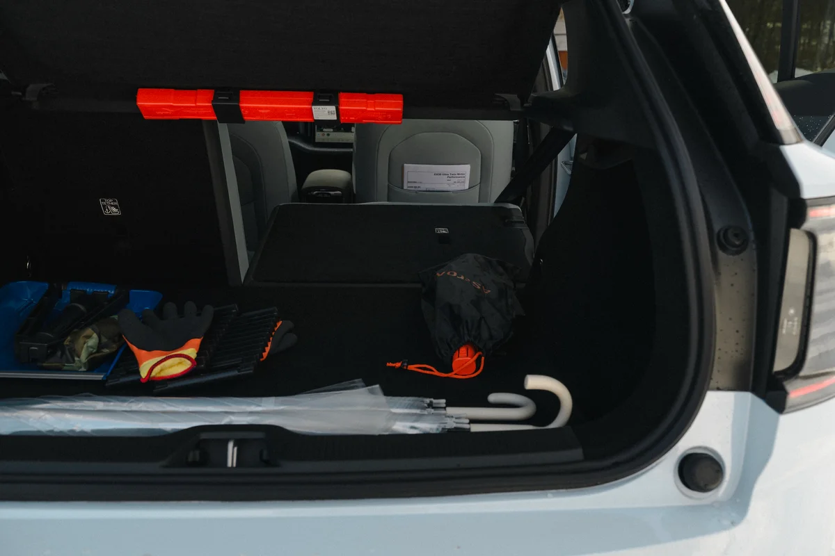 Volvo「EX30」のトランク部分