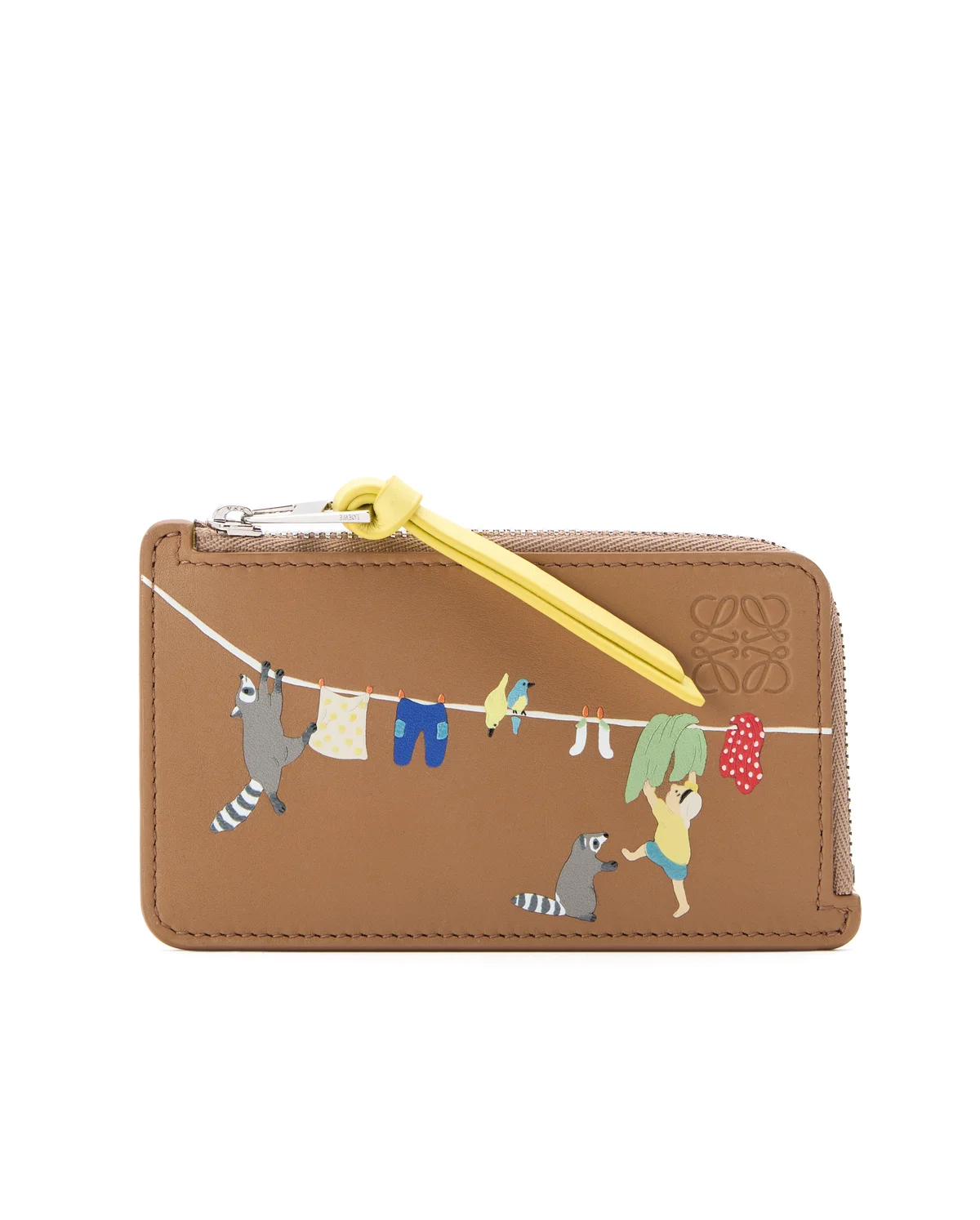 アライグマ コインカードホルダー モカ