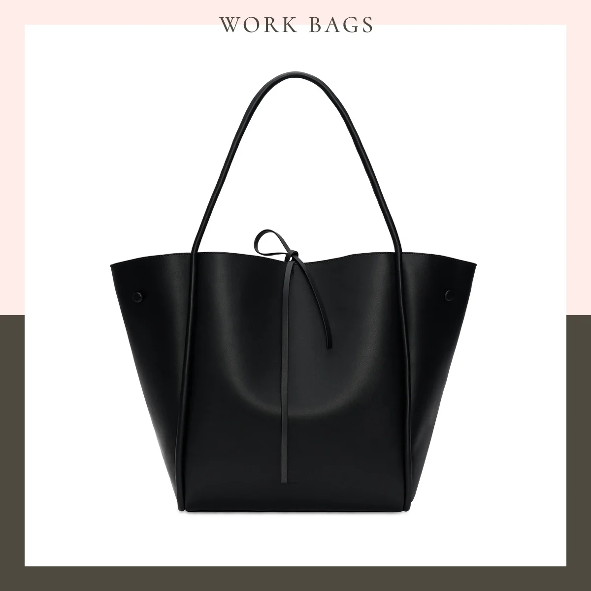 VASIC（ヴァジック）のワンハンドルの縦型トートバッグ