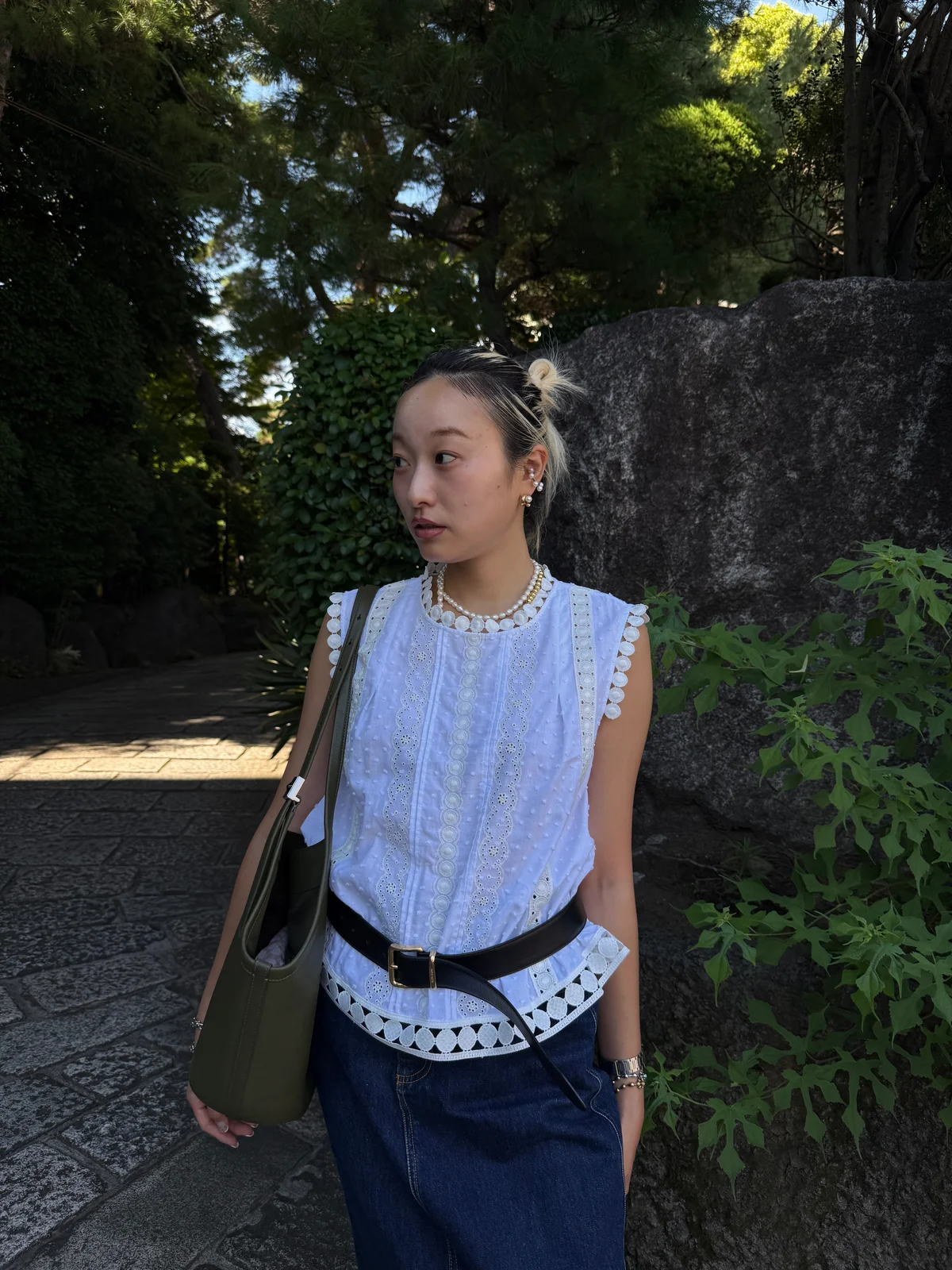 セルフスナップ　通勤服　ミュウミュウ　miumiu