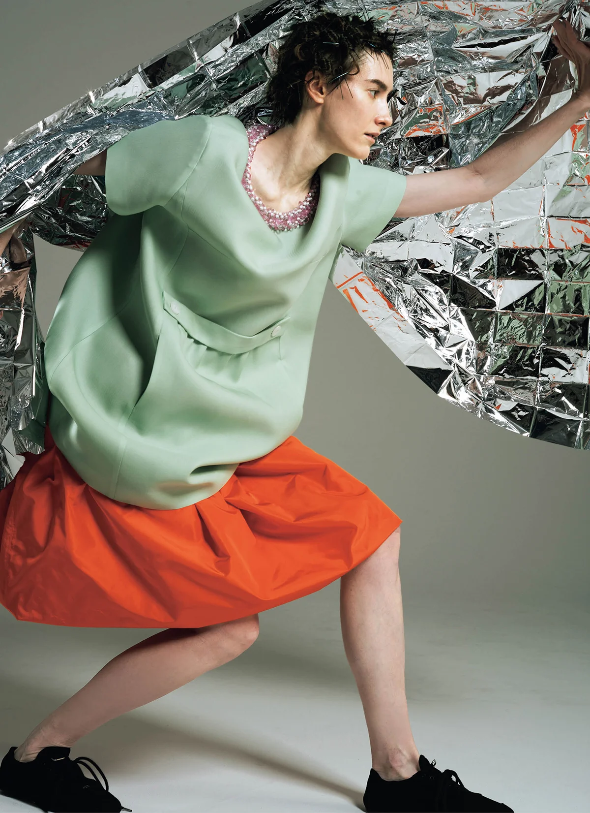 プラダのチュニックドレス・スカート・靴