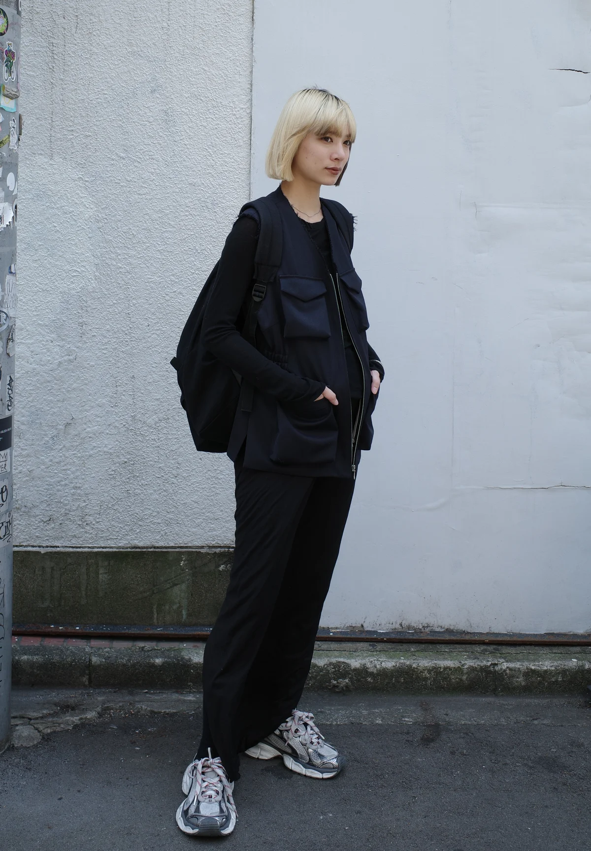 セルフスナップ　リュック　コム デ ギャルソン・オム プリュス　Comme Des Garçons Homme Plus