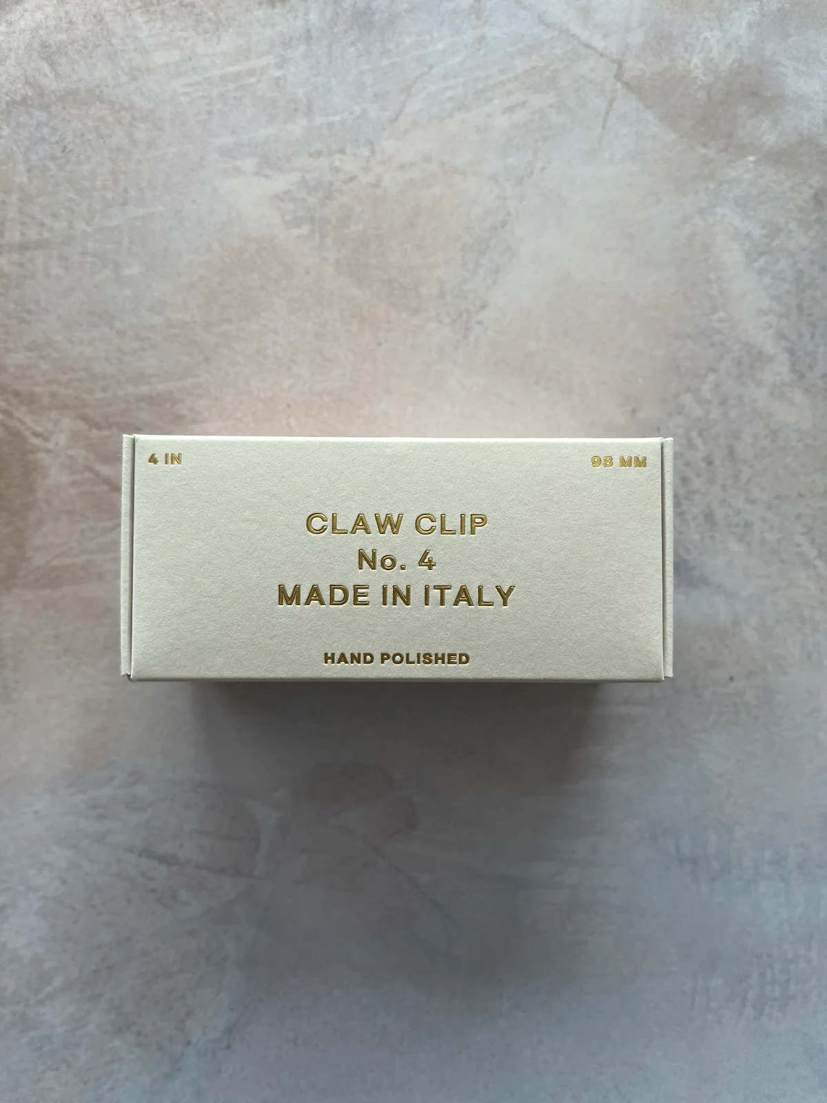 ヘアクリップ　ヘアアクセサリー　おしゃれ　UNDO HAIRWARE　ウンドヘアウェア　No. 4 Claw Clip Terra cotta ￥5,900